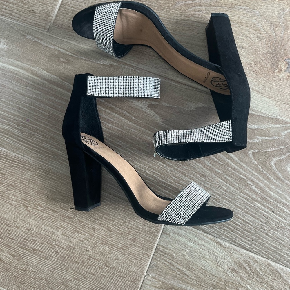 Sparkly Black Heels - Picture 3 of 3